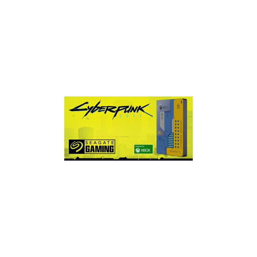 Disque Dur Seagate 2To Xbox - Édition Limitée Cyberpunk 2077 - Neuf