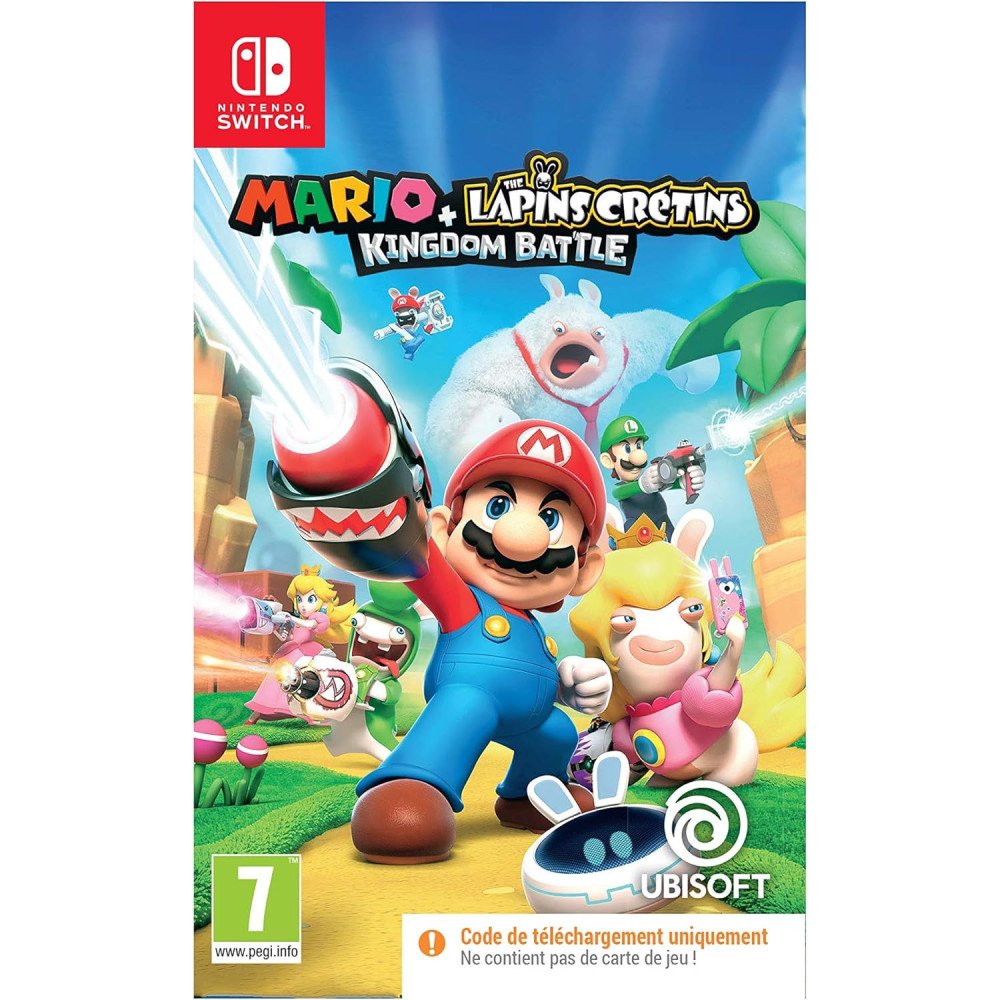 Mario + The Lapins Crétins Kingdom Battle Nintendo Switch (Code de téléchargement)