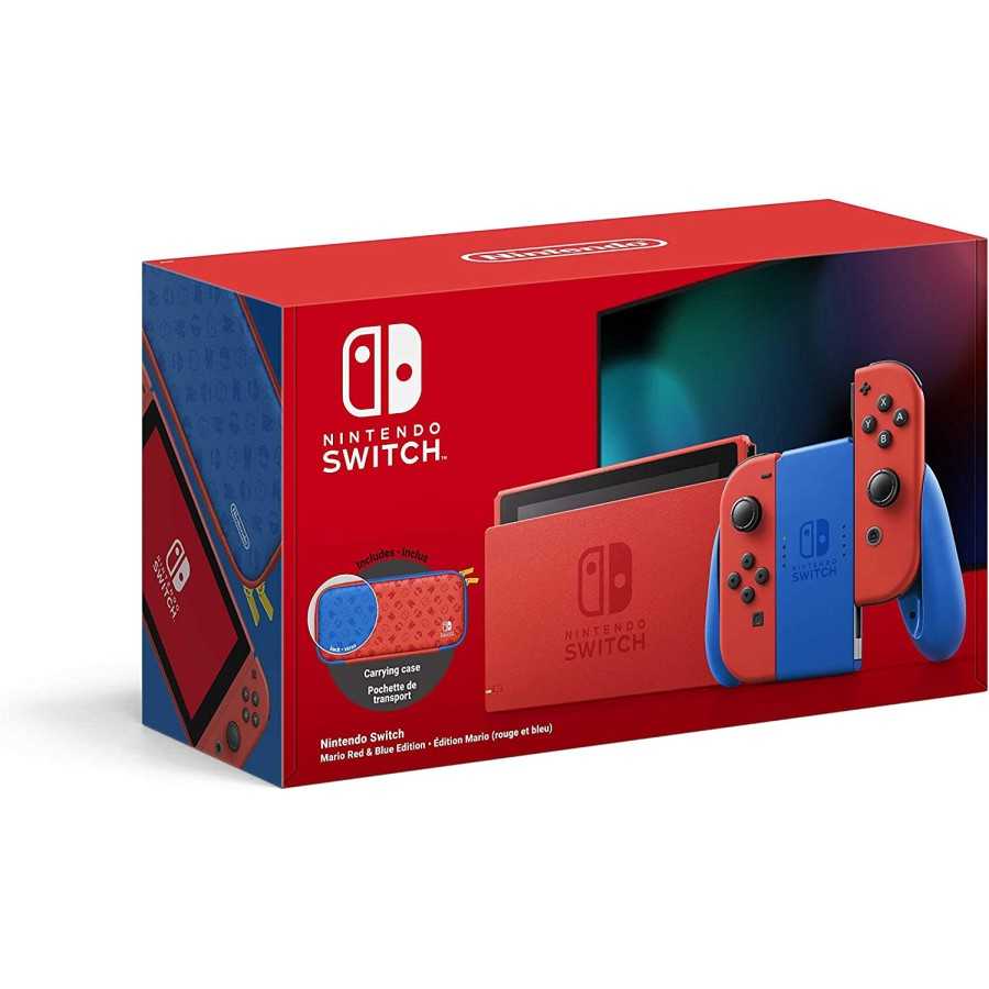 Console　Switch　Mario　Nintendo　Edition　Rouge/Bleu